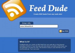 RSS Feeds generieren herstellen für seine Lieblings-Webseite