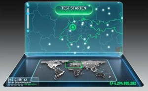 Speedtest-Internetgeschwindigkeit