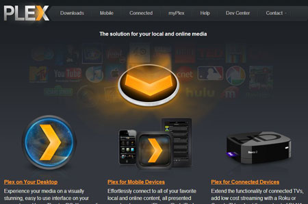 Media Center Plex Server fuer Windows Mac iOS und Android